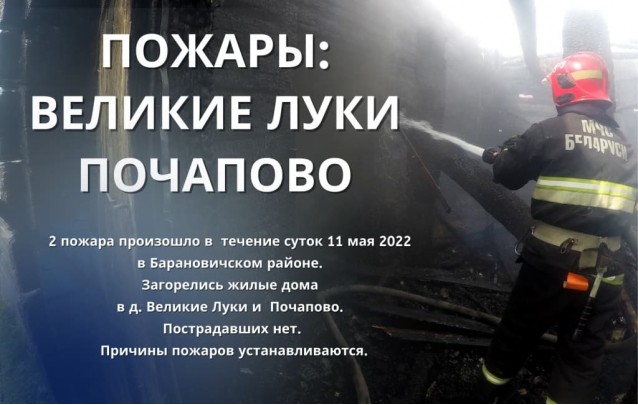 11.05.22 Пожары в д. Великие Луки и Почапово
